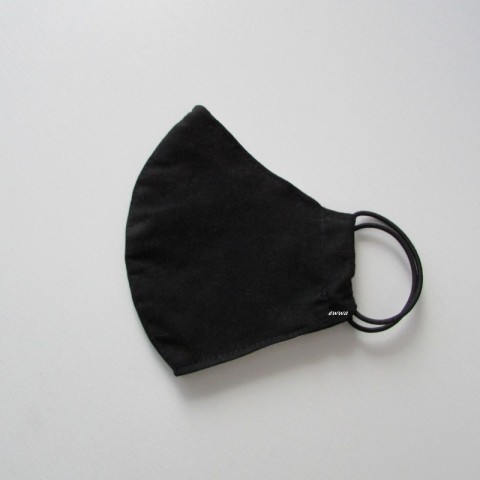 Ochranná rouška s kapsou na filtr bavlna černá šité gumička ochrana šňůrka pánská pro muže rouška dvouvrstvá kapsa na filtr 