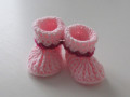 Háčkované botičky (9 cm)