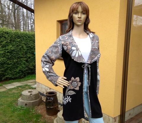 KARDIGAN ELEGANCE V ČERNÉ svetr dámský sako svetřík dámské svetry sáčko kardigan bolérko kardigany 