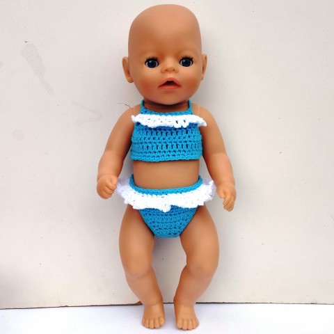 PLAVKY PRO PANENKU BABY BORN 36 cm panenka souprava hračky panenky šatičky soupravička oblečky obleček baby born plavky soft touch little 36 cm 