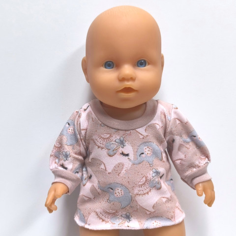 TRIČKO PRO PANENKU 28 až 32 cm panenka miminko souprava panenky tričko šatičky obleček 