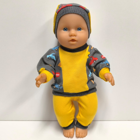 SOUPRAVA PRO PANENKU 28 až 32 cm panenka šaty miminko souprava miminka panenky tričko šatičky obleček baby born 43 cm 