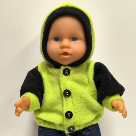 BUNDA PRO PANENKU 30 až 32 cm panenka šaty miminko souprava miminka panenky tričko šatičky overal obleček baby born 43 cm 