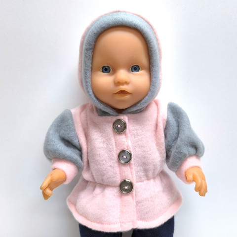 BUNDA PRO PANENKU 30 až 32 cm panenka šaty miminko souprava miminka panenky tričko šatičky overal obleček baby born 43 cm 