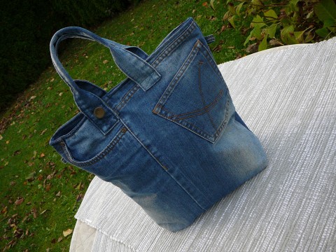 Pohodlná džínová kabelka. kabelka taška riflová boro styl 