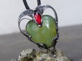 Srdce lesní dryády ...náhrdelník