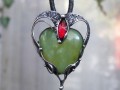 Srdce lesní dryády ...náhrdelník