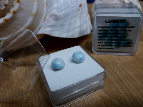 ♥ Larimar ♥♥ - náušnice 