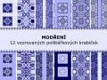 Modření - 12 polštářkových krabiček