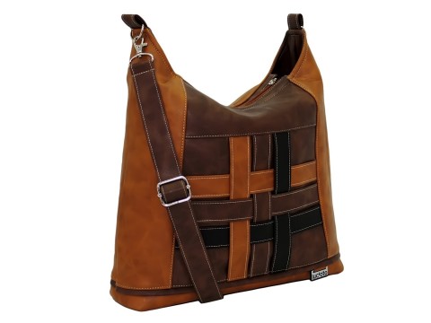 Bagbi Western II kabelka bags hnědá handmade lucoto brown 