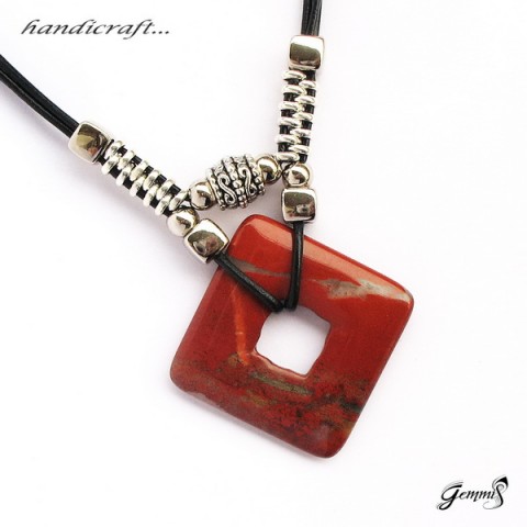 Jaspis - šperky podle znamení červená kov karabinka kůže jaspis zdobení drahý kámen gemmis 