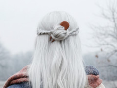 Trnková trojjehla do vlasů