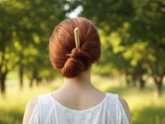 Trnková trojjehla do vlasů