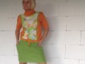 Kiwi orange dress No 140906