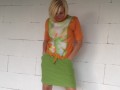 Kiwi orange dress No 140906