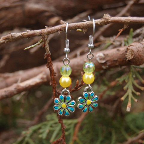 Náušnice Jarní kytičky 