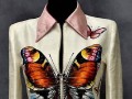 Letný kabátik s maľovaným motýľom