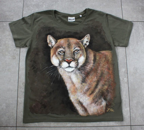 Puma II., vel. XL zvíře kočka příroda lev stromy les šelma levhart amerika gepard čumáček puma fousky 