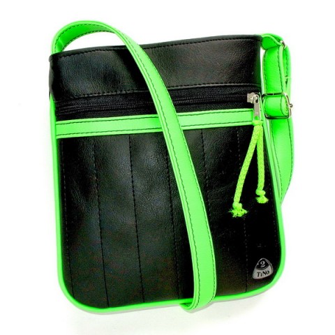 Kabelka Jenny No.10 kabelka neon šitá zip popruh crossbody 