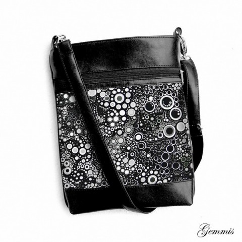 Kabelka Daisy No.55 kabelka šitá zip bublinky popruh crossbody 