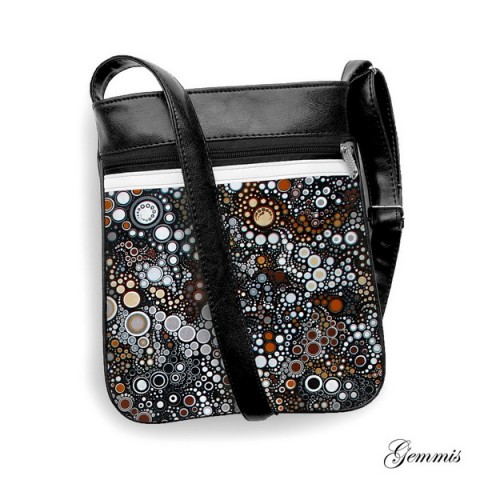 Kabelka Jenny Big No.7 kabelka šitá zip bublinky popruh crossbody 