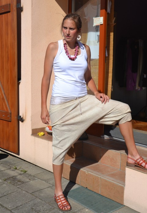 Turecké kalhoty po česku sukně kalhoty vaumps 