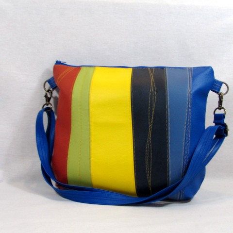 kabelka barevná kabelka originální prázdniny pruhovaná barevná výlet 