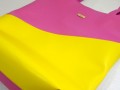 kabelka růžovo žlutá