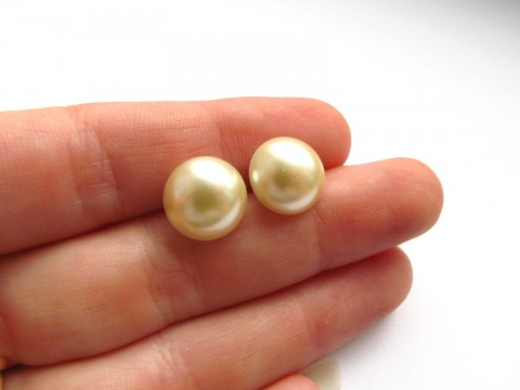 Perličkové náušnice elegantní romantika romantické perličky perle puzety 