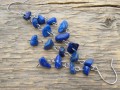 Řetízkové náušnice s lapisem lazuli