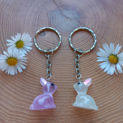 Klíčenka králík svítí ve tmě přívěšek klíčenka králík králíček králíčci králící 