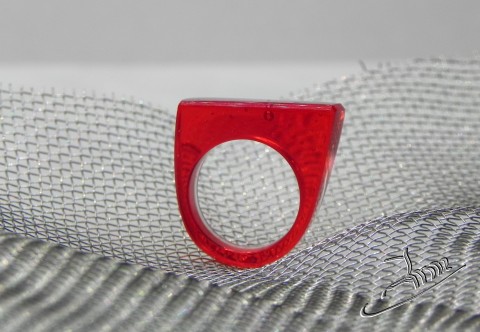 GRin 4D - skleněný prsten prsten prstýnek 