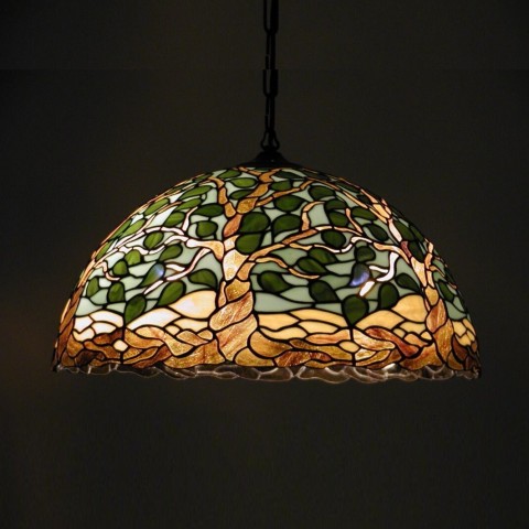 tiffany - Affenbrotbaum lampa tiffany lustr 