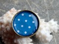Prsten modrý puntíkatý