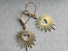 Srdíčkové náušnice - S. Steel