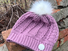 Háčkovaný šátek - ohnivý