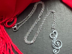 Červený náramek s andělkou-S. Steel