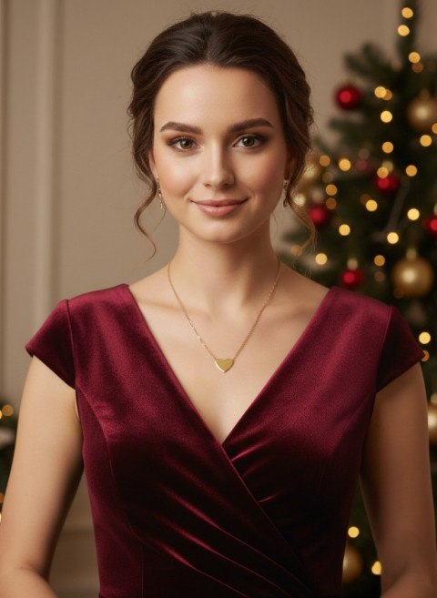 řetízek se srdíčkem - S. Steel přívěsek srdce srdíčko nerez pozlacené steel 