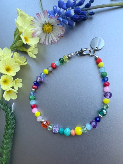 Barevný náramek - S. Steel elegantní barvy luxusní barvičky 