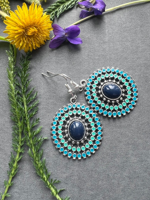 Oválné náušnice 01 náušnice orient ovál 