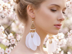 Bílo černé korále