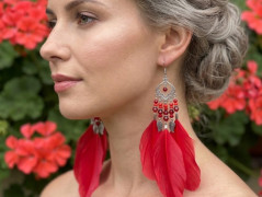 Bílo černé korále