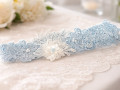 Podvazek svatební krajkový