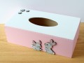 Krabička na kapesníky s králíčky