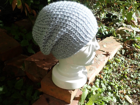 Dámská teplá spadená čepice čepice teplá vlněná hřejivá homelesska beanie spadená 