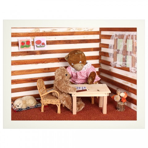 Medvídci - domácí úkoly do dekorace pro děti pokojíčku obrázky dětského vybavení dětských pokojíčků fotoobrázky fototapety 