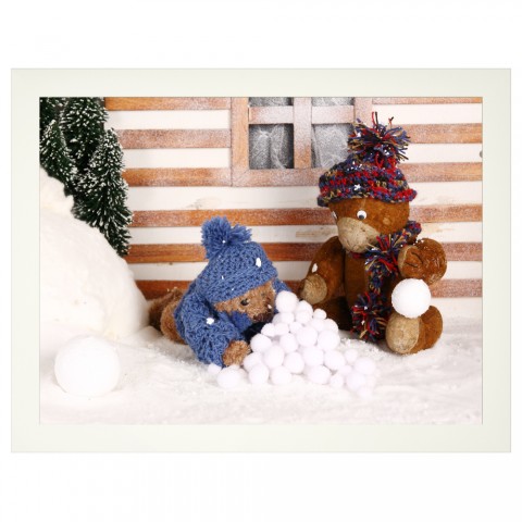 Medvídci - iglů do dekorace pro děti pokojíčku obrázky dětského vybavení dětských pokojíčků fotoobrázky fototapety 