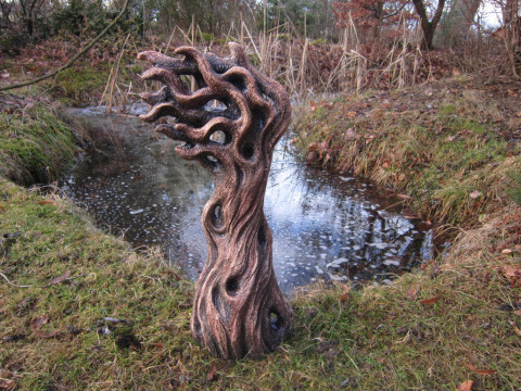 Strom styl dekorace strom keramika moderní plastika socha interiér příroda zahrada abstrakce stylizace 