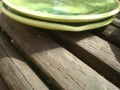 zelené talíře