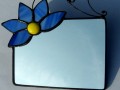 Zrcátko s modrým květem